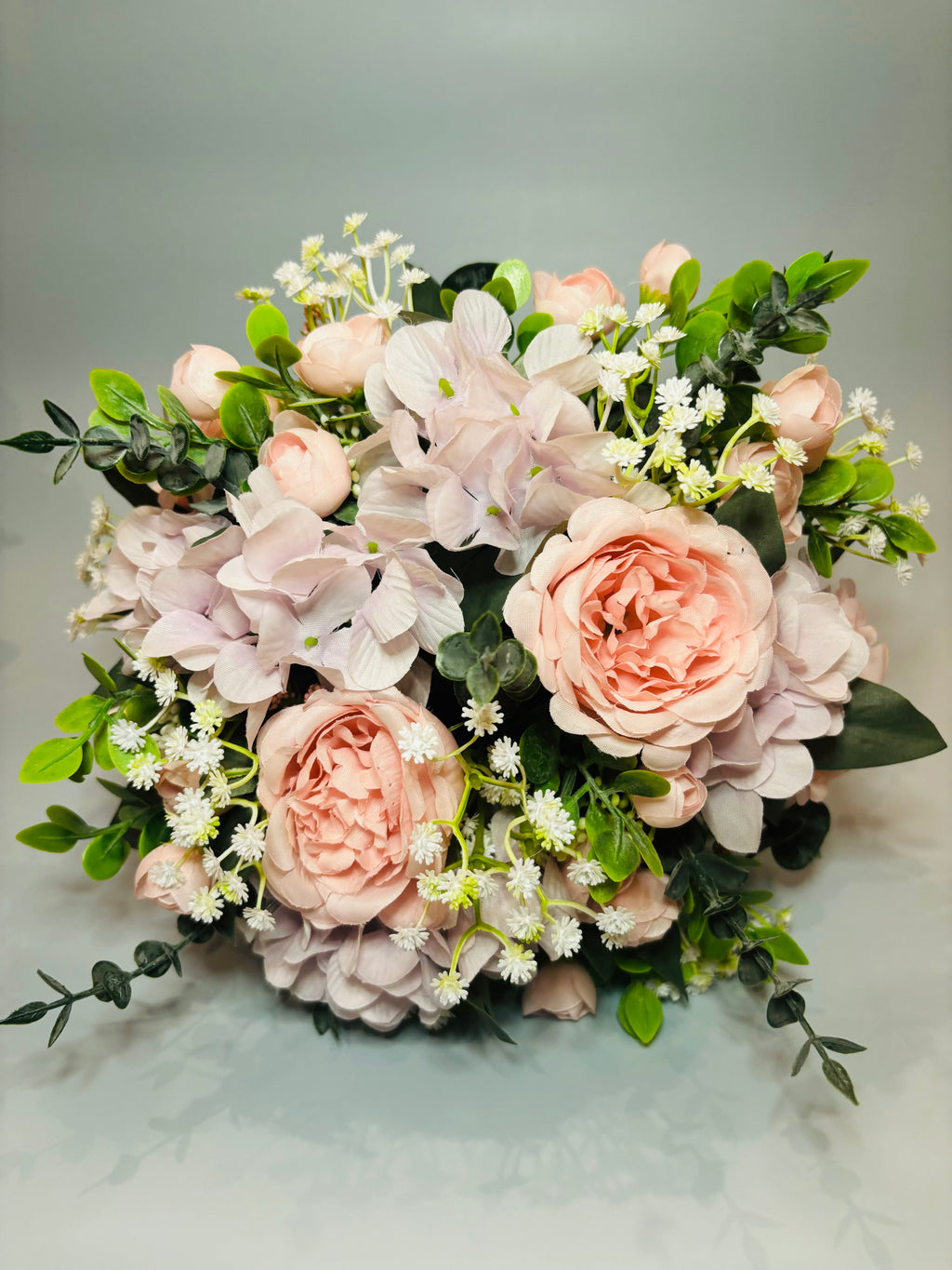 Pink Artificial Floral Grave Tribute - Long Lasting